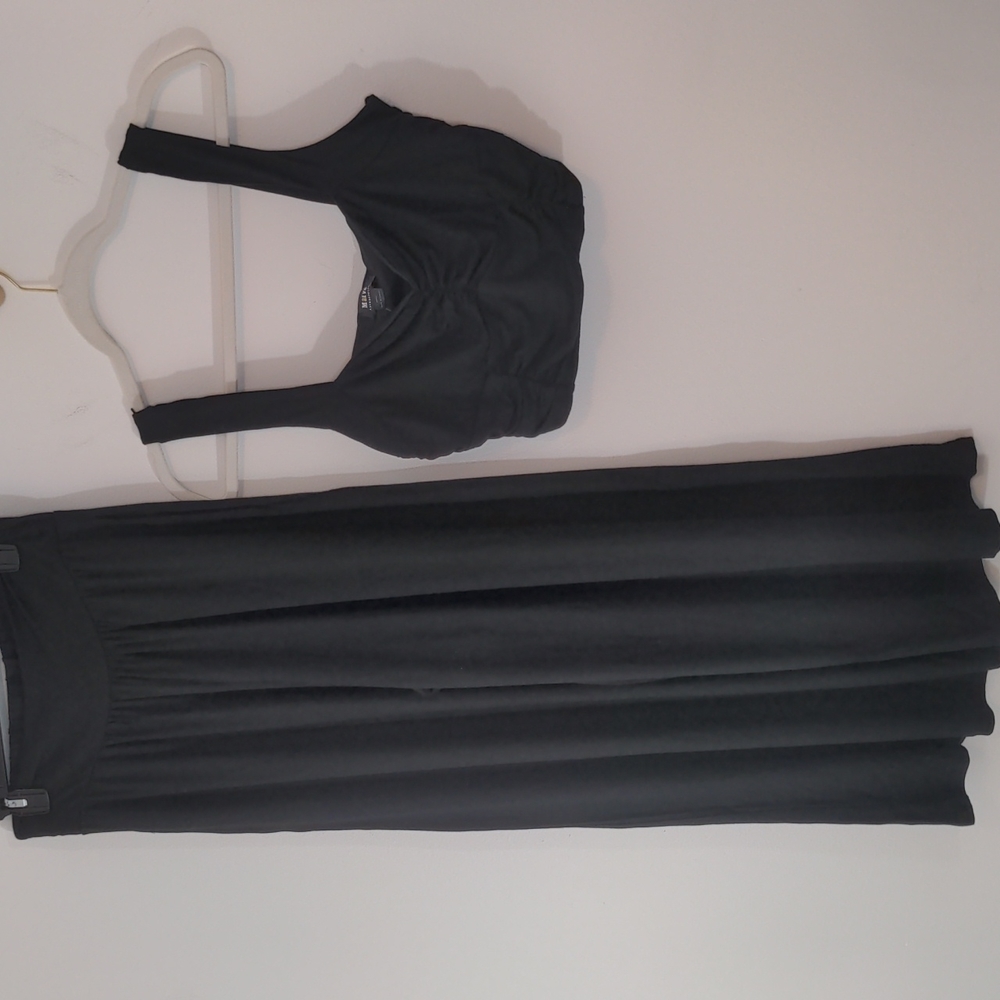 Anthropologie Maeve Black Wide Leg Pants Set NWT small - Picture 5 of 11